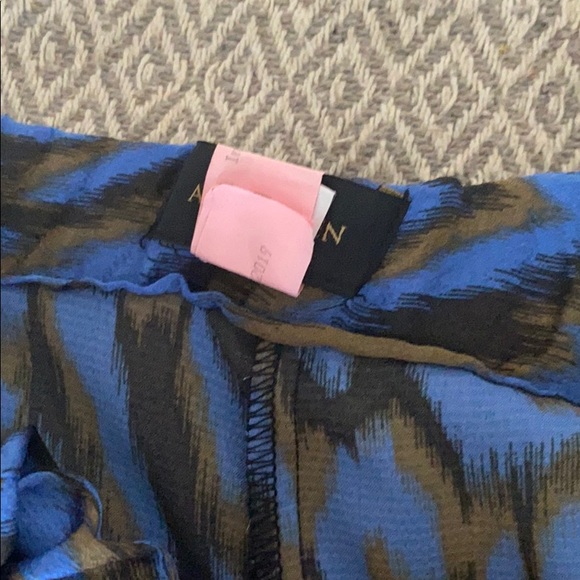 AVA AND AIDEN BLUE ZEBRA PRINT CULOTTES - Picture 5 of 5